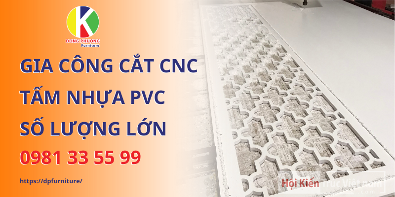 Nhận gia công cắt CNC tấm nhựa PVC tại Tphcm