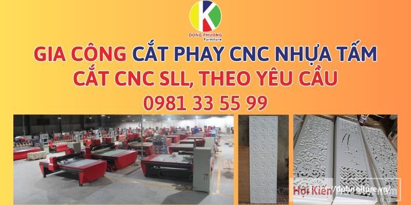 Cơ sở gia công cắt CNC nhựa tại Bình Dương