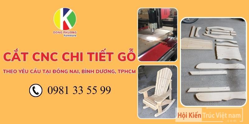 Đơn vị cắt cnc chi tiết gỗ SLL tại Bình Dương