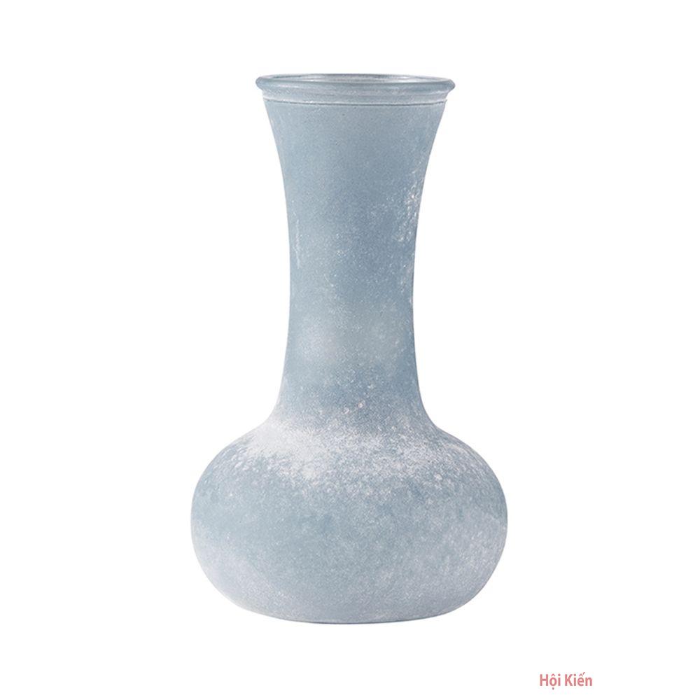Bình hoa blue frosted D11,5xH20cm BO1170