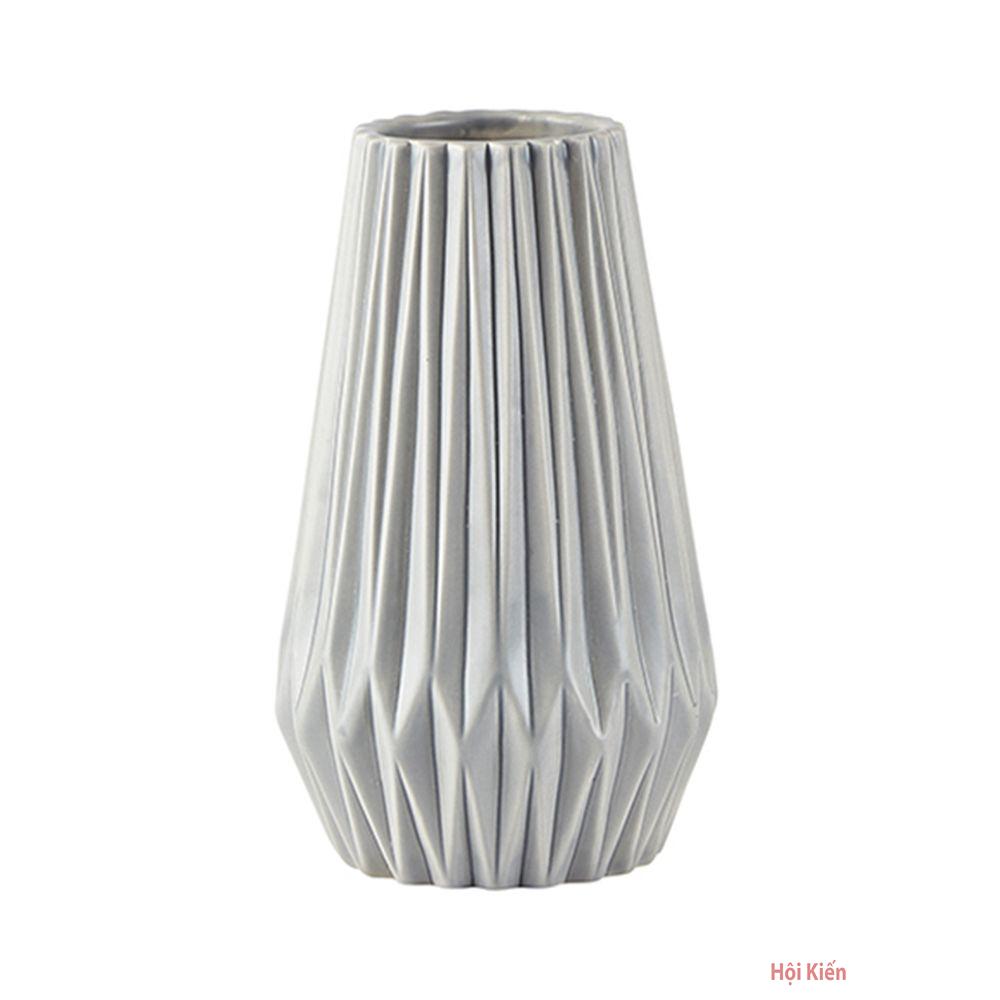 Bình hoa gốm xám khíaD10.5xH17cm BO62086