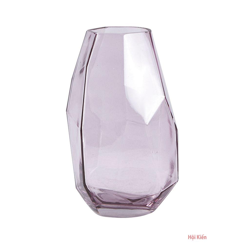 Lọ thủy tinh vát cạnh Plum BO152282