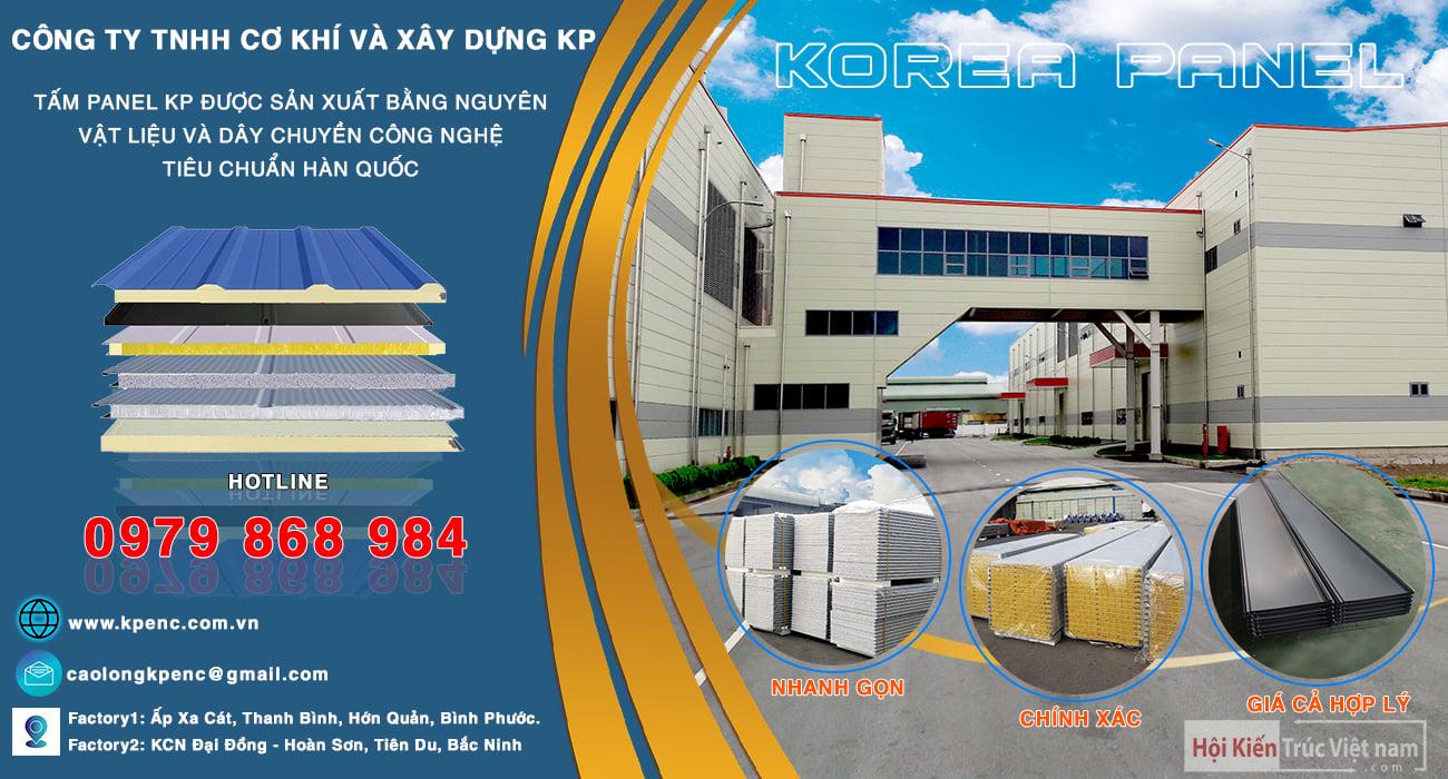 KOREA PANEL - Tấm panel chất lượng tiêu chuẩn Hàn Quốc. Đồng hành cùng Quý khách hàng trên mọi công trình 