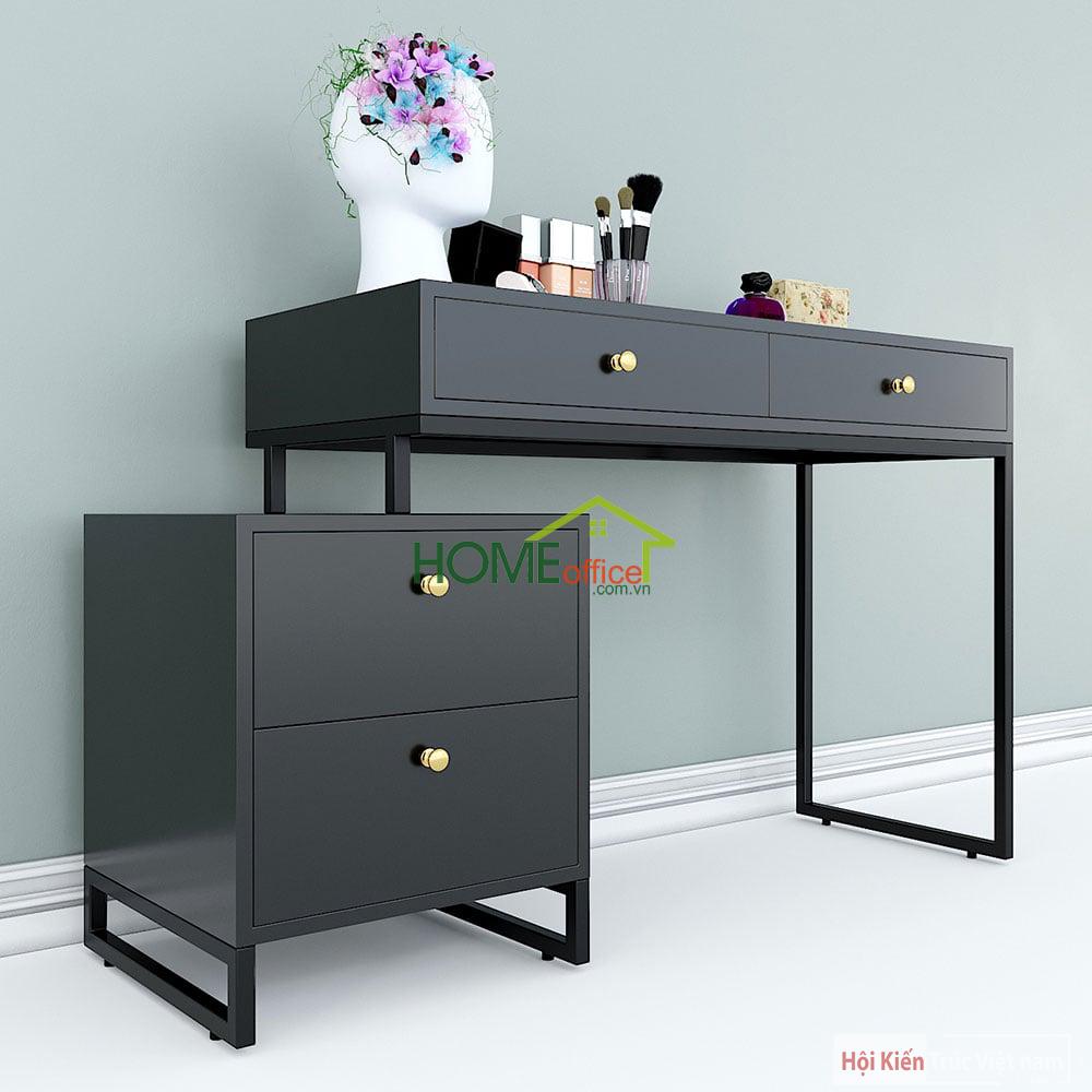 Bàn Trang Điểm gác tủ 4 hộc kéo BTD68049