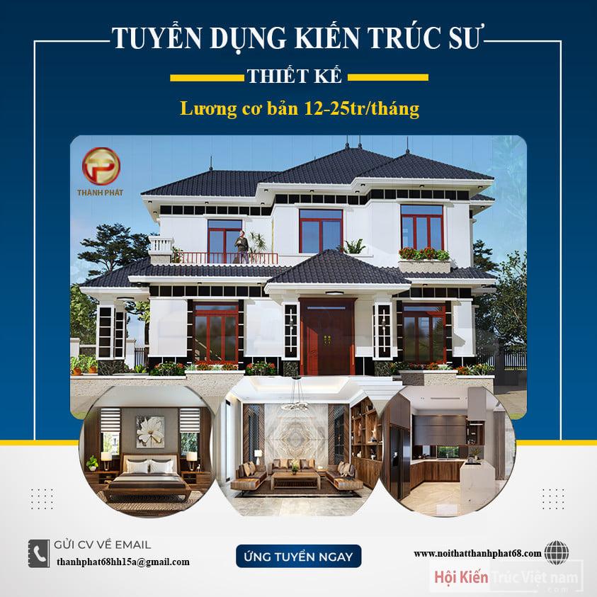 Công Ty Nội Thất Thành Phát tuyển dụng Kiến Trúc Sư Nội Thất - Ngoại Thất tại Thanh Hóa