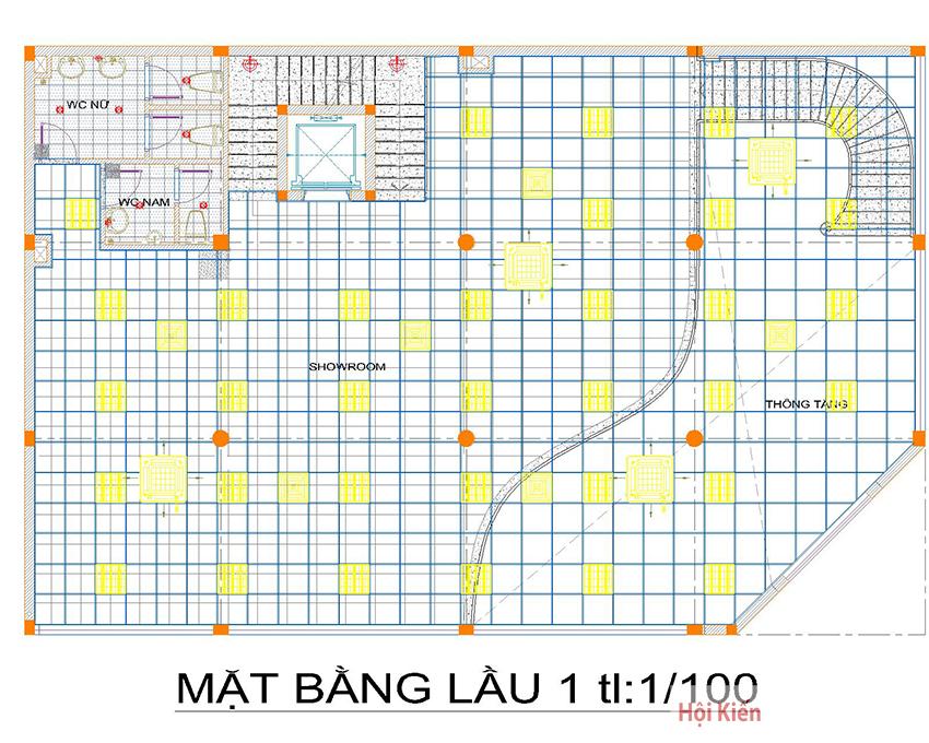 Thiết kế showroom cửa hàng đẹp