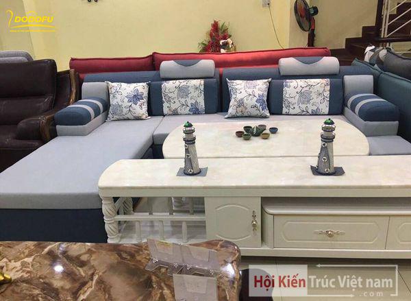 Bộ ghế Sofa nỉ mã SO126
