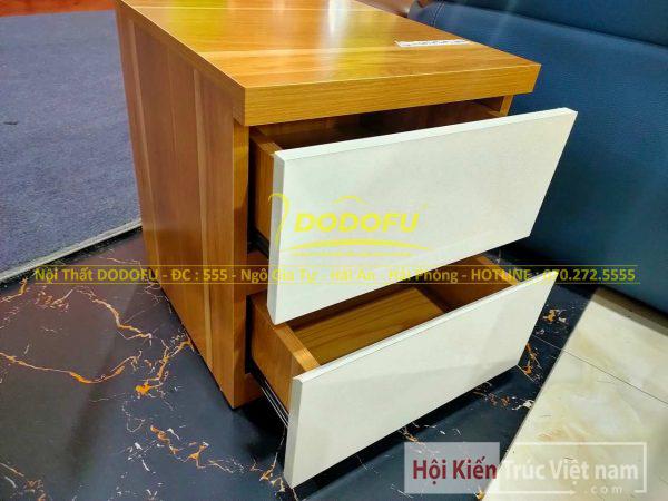 Táp đầu giường gỗ min cao cấp vàng TDGM02