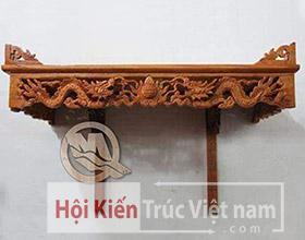 TRANG THỜ TREO GỖ CĂM XE - SP730