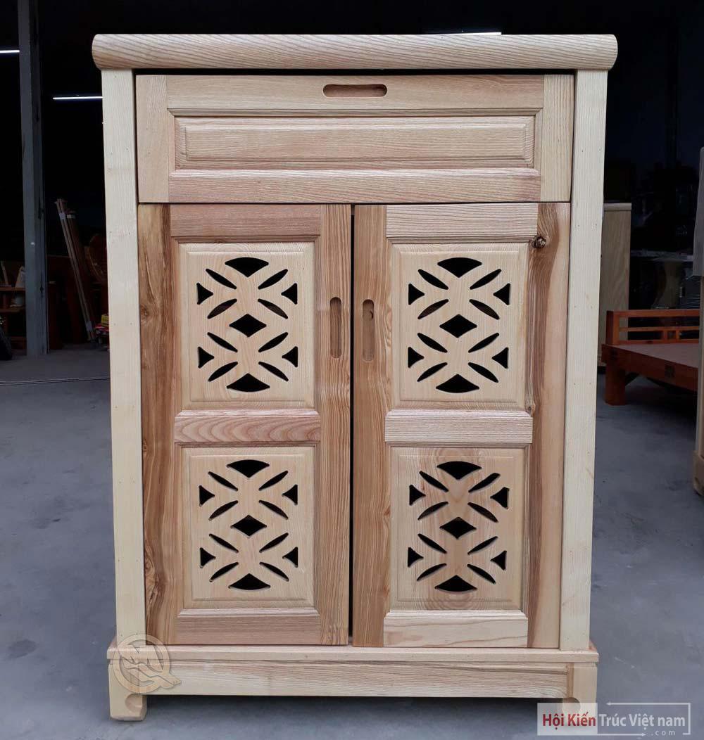 TỦ ĐỂ DÉP SỒI CAO 2 CỬA CNC - SP66
