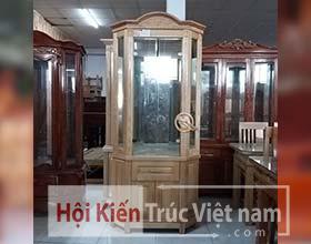 TỦ RƯỢU GÓC 2C SỒI 1M - SP596